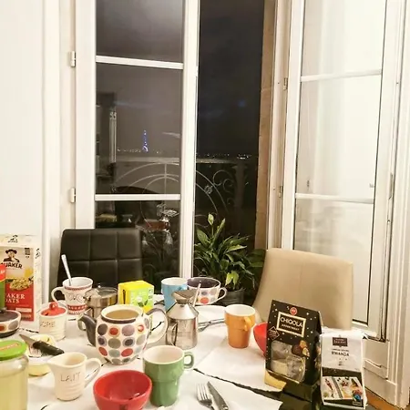 דירה Montmartre, Amazing Bright Flat With Unique View On Paris Monuments *