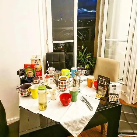 Montmartre, Amazing Bright Flat With Unique View On Paris Monuments דירה *