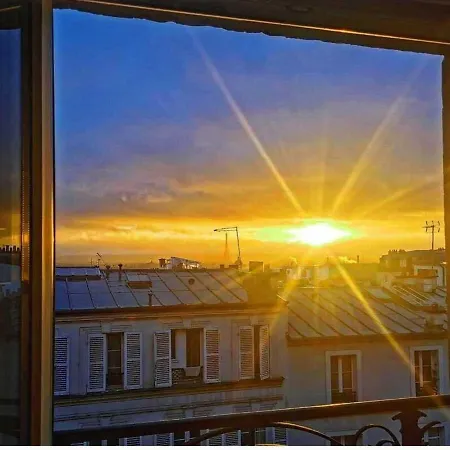 דירה Montmartre, Amazing Bright Flat With Unique View On Paris Monuments